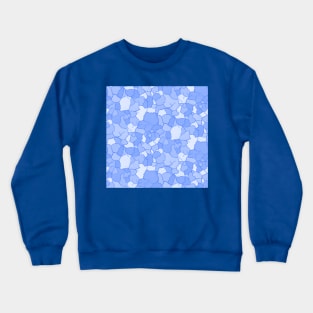 Blue Earthy Shapes Crewneck Sweatshirt